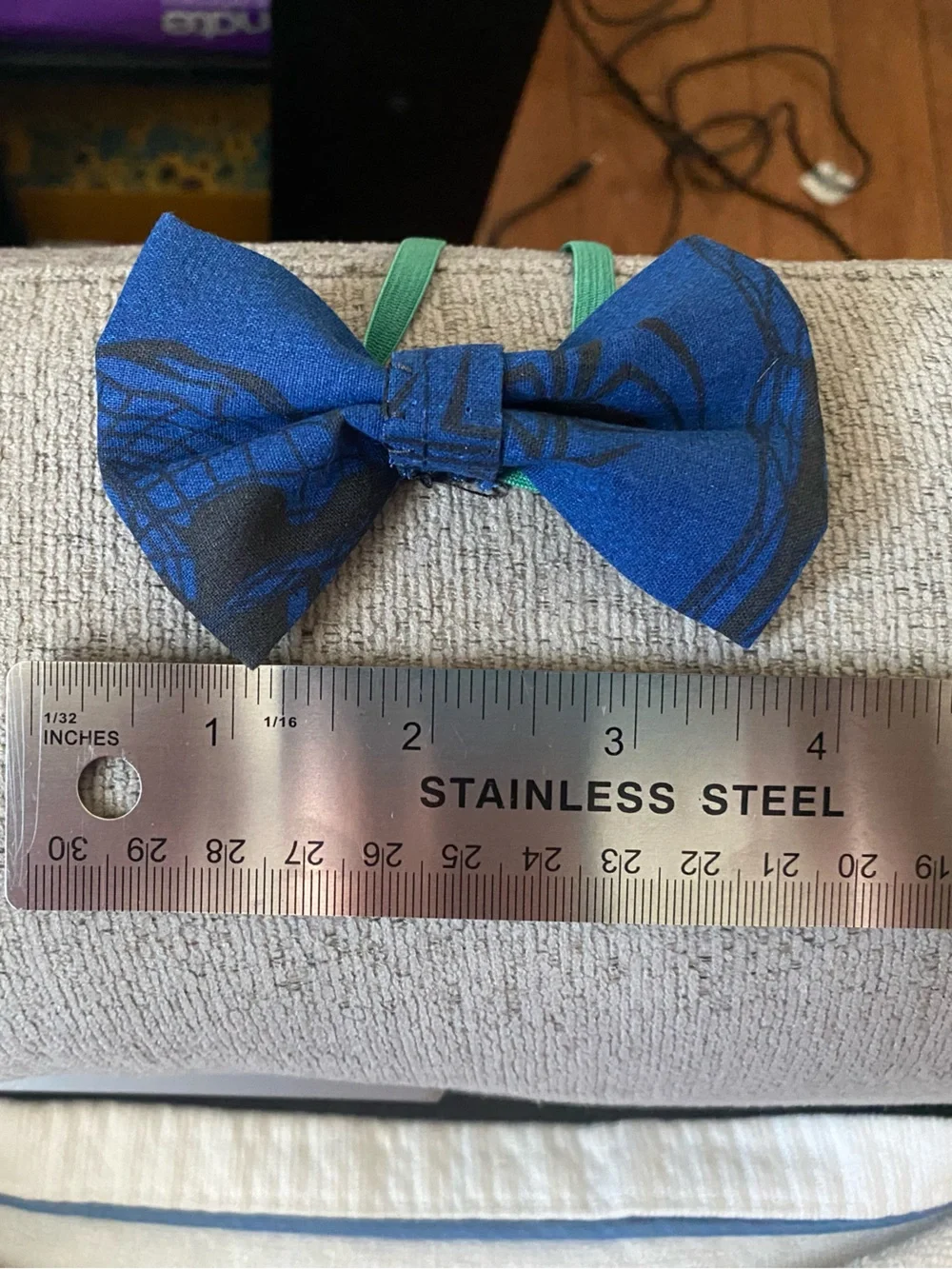 Spider-Man  Blue Patterned Bow Tie - Unbranded
